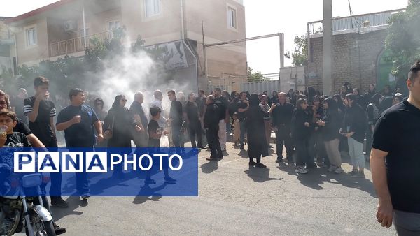 مردم روستای «هیو» در مراسم باشکوه عزاداری تاسوعا شرکت کردند