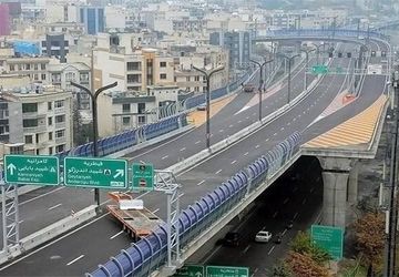 مسیر غرب به شرق تونل نیایش و پل صدر امشب مسدود است