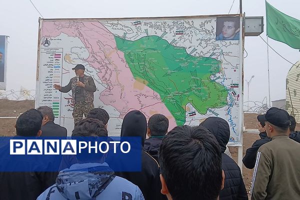 حضور دانش‌آموزان ناحیه دو شهرری در اردوی راهیان نور 