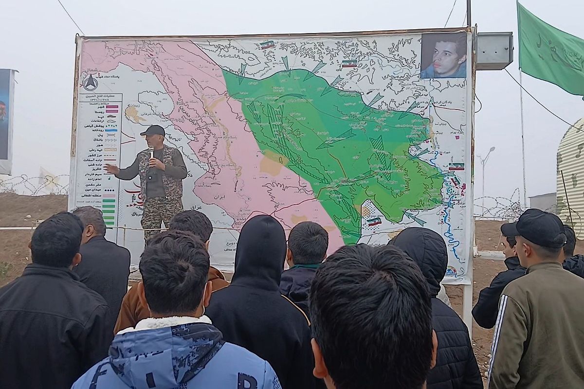 حضور دانش‌آموزان ناحیه دو شهرری در اردوی راهیان نور 