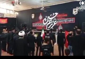  عزاداری محرم هیات دانش اموزی علی اکبر علیه السلام شهرستان دشتستان 