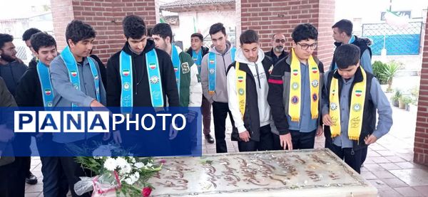 حضور پیشتازان گیلان در آرامگاه اسطوره مقاومت