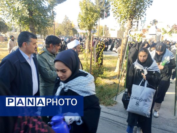 اعزام دانش‌آموزان دبیرستان‌های دخترانه شهرستان شیروان دوره متوسطه دوم به اردوری راهیان نور مناطق جنوب کشور