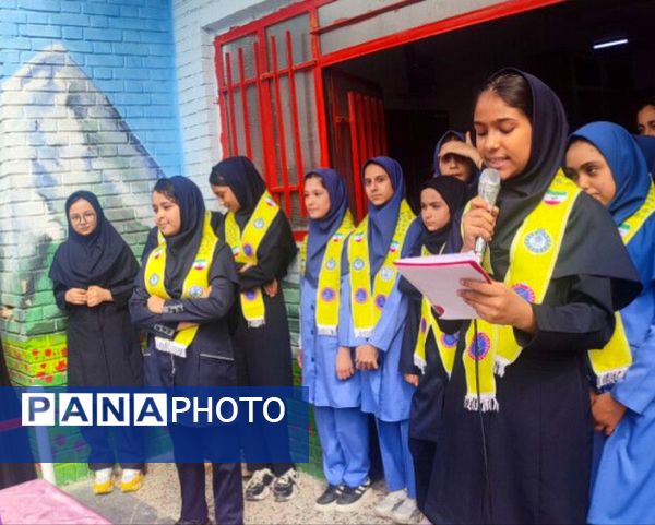 بازگشایی دبیرستان میثاق منطقه تبادکان