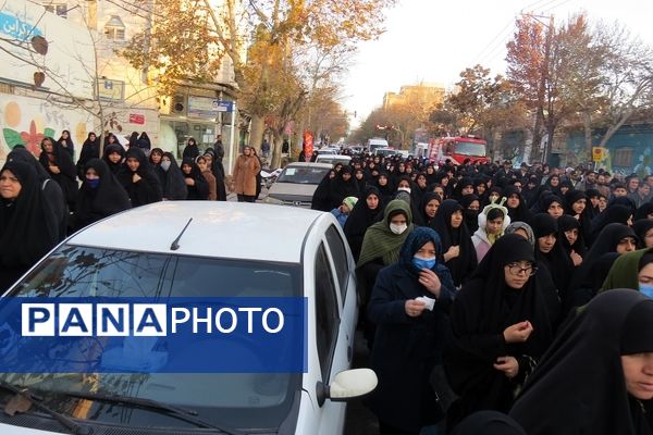 استقبال از شهدای گمنام در شهرستان بجنورد 