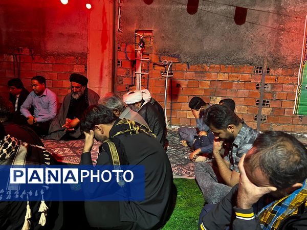 عزاداری شب شهادت حضرت زهرا(س) در گلزار شهدای گمنام چاه‌دادخدا