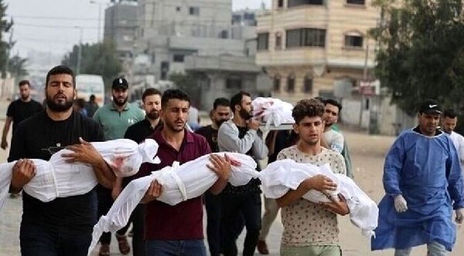 شهادت ۶۲ فلسطینی دیگر در حملات ارتش صهیونیستی به غزه