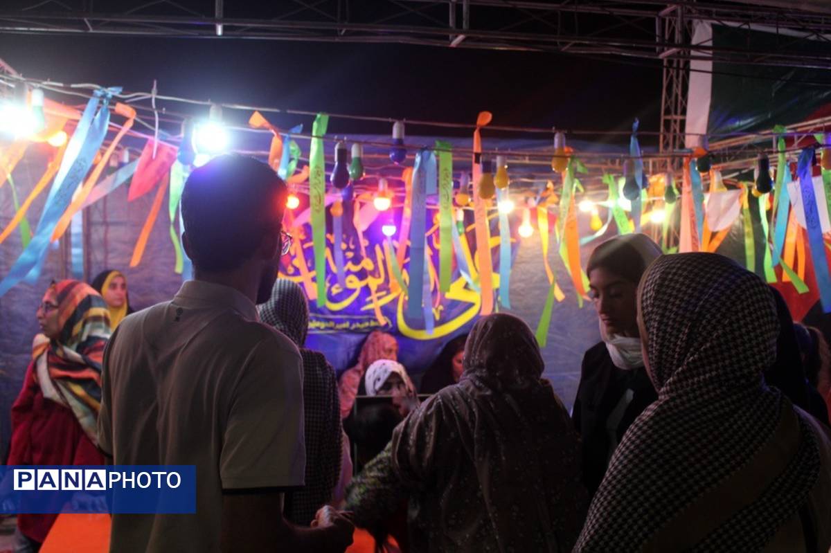 جشن و مهمانی کیلومتری عیدغدیرخم در بندرعباس