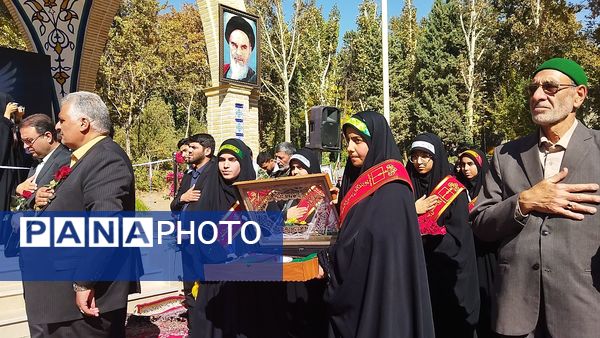 آیین افتتاحیه یادمان شهید دانش آموز اردوگاه باغرود نیشابور