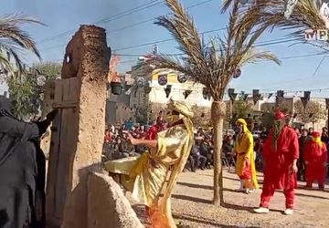 آیین تعزیه خوانی هیئت شیفتگان حضرت زهرا (س)