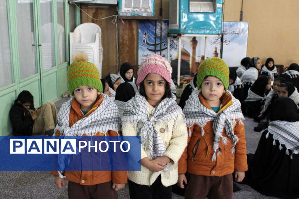 جلوه‌هایی از حلقه‌های صالحین نوجوانان بسیجی در شهر جعفریه