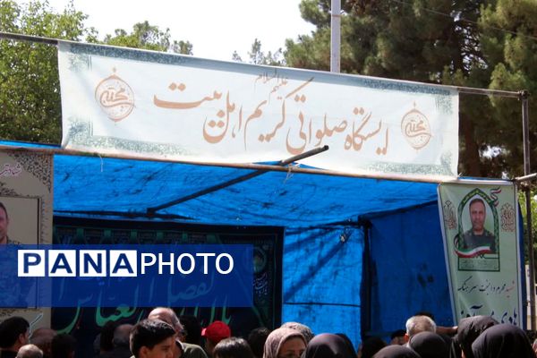 آیین پیاده روی دلدادگان اربعین حسینی در شهرستان نیشابور 