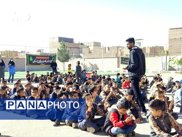  سوگواری شهادت حضرت زهرا (س) در دبستان شهید پسندیده فدافن