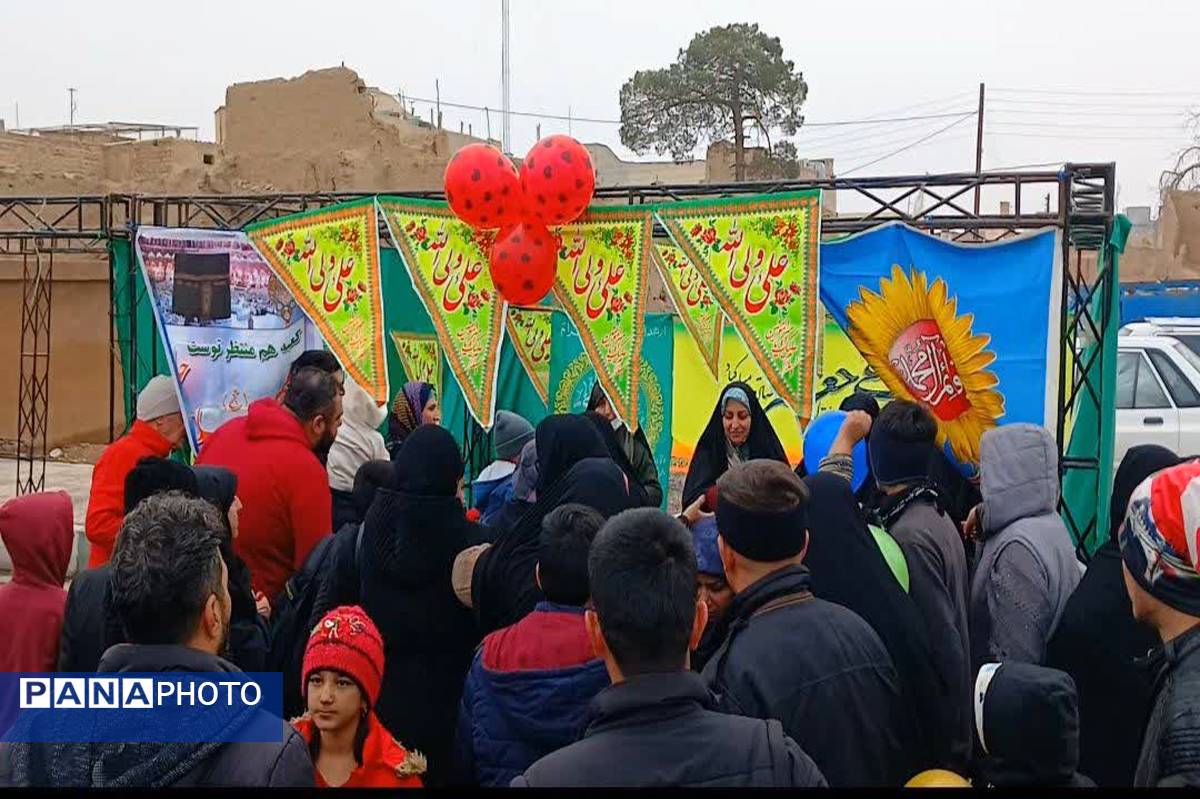 شادپیمایی روز میلاد حضرت مهدی (عج) در شهرستان سمنان