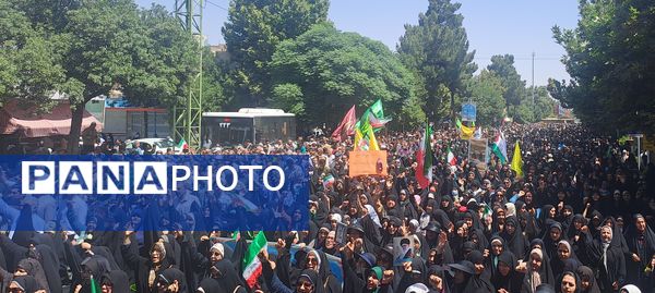 راهپیمایی جمعه خشم و نصر در نیشابور 
