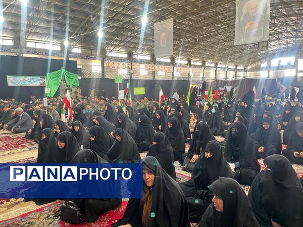 حضور پرشور دانش‌آموزان مدارس خاتم در رزمایش اقتدار بسیجیان