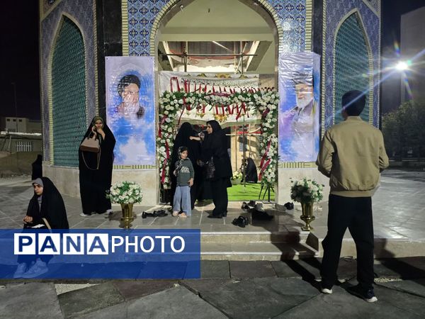 اولین سالروز تدفین شهید گمنام در شهرک شهید تندگویان شهرستان جم