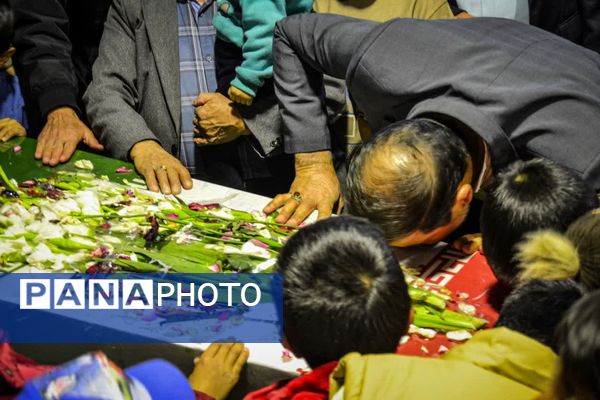 عطر پیکر مطهر شهید گمنام در جلگه رخ 