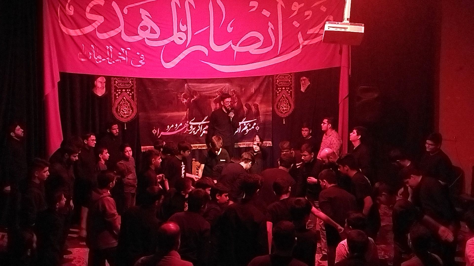 مراسم دهه فاطمیه در هیئت انصار المهدی نیشابور 