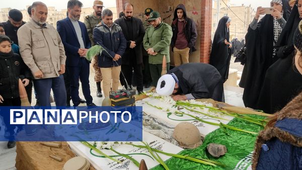 تجدید میثاق مردم صفادشت با شهدای گمنام