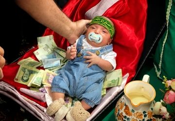 برپایی روضه خانگی در گلوگاه 