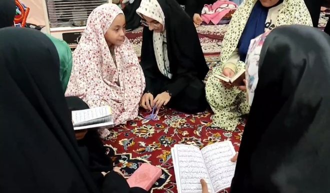 برگزاری آیین معنوی اعتکاف در مسجد رضوان زابل 