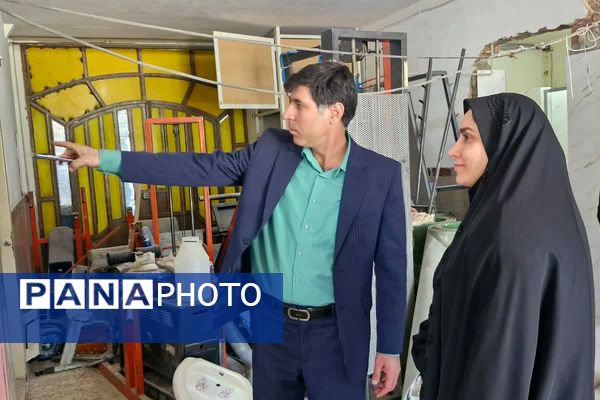 نوسازی تشک کشتی پوریای ولی و بازدید از مجتمع ورزشی شهید فرزنگان قرچک