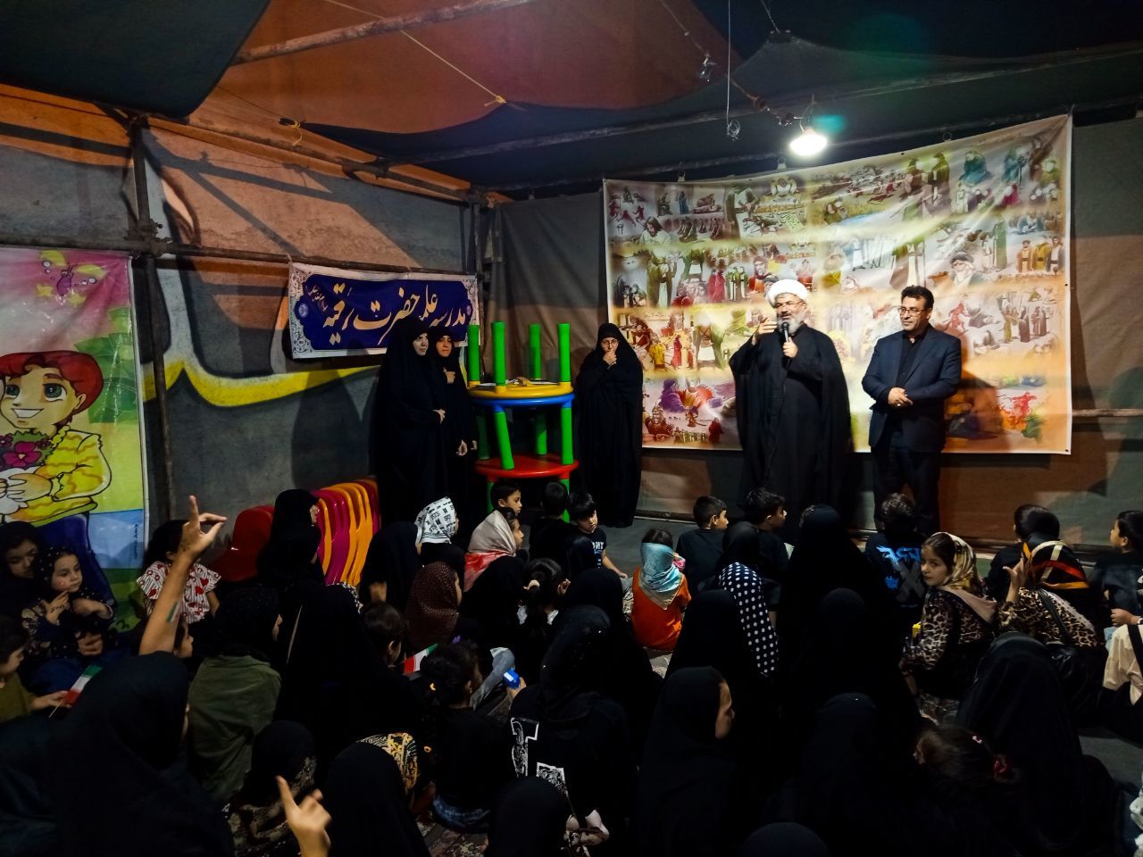 موکب غنچه های حضرت علی اکبر(ع) ؛ میزبان قدم های مسئولین کاشمر 