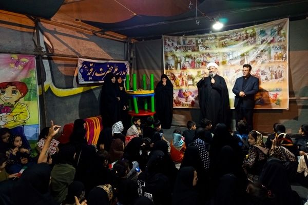 موکب غنچه های حضرت علی اکبر(ع) ؛ میزبان قدم های مسئولین کاشمر 