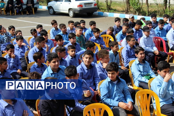 مانور بازگشایی مدارس بندپی شرقی