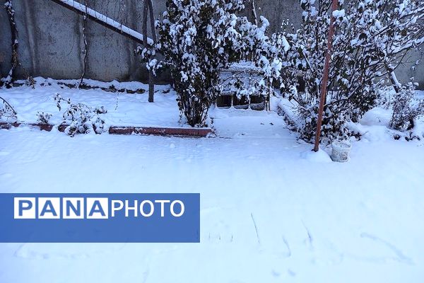 اولین برف زمستانی در بار