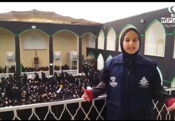 روزی پر از معنویت با همایش بزرگ دختران در حسینیه علیا سرده شهرتفت