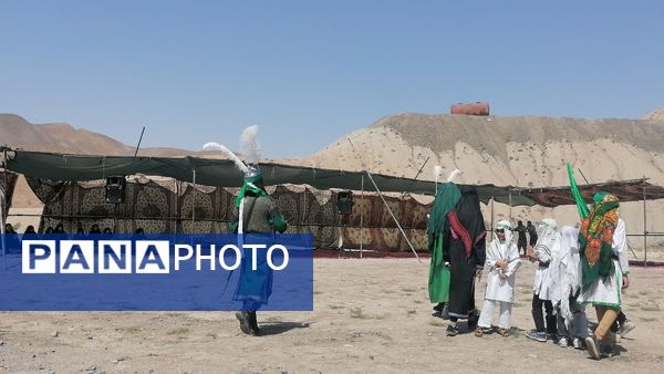 مراسم تعزیه خوانی در روز اربعین حسینی در شهر بار