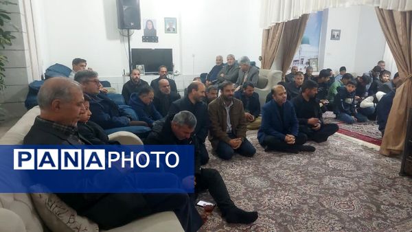 مراسم دعا ندبه هم زمان با ایام فاطمیه در شهرستان خلیل‌آباد