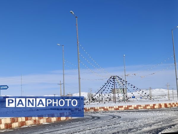 برف زمستانی مهمان شهرستان کیار شد