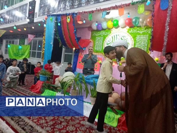 تکیه حسینی غرق در شادی علوی