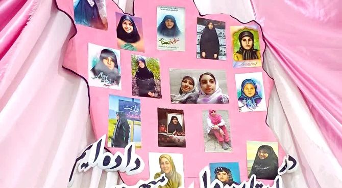 برنامه متفاوت دانش‌آموزان میبدی برای شهدای جنگ ۱۲ روزه