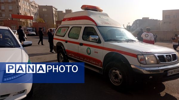 برگزاری مانور سراسری زلزله و ایمنی متمرکز شهرستان فردیس 