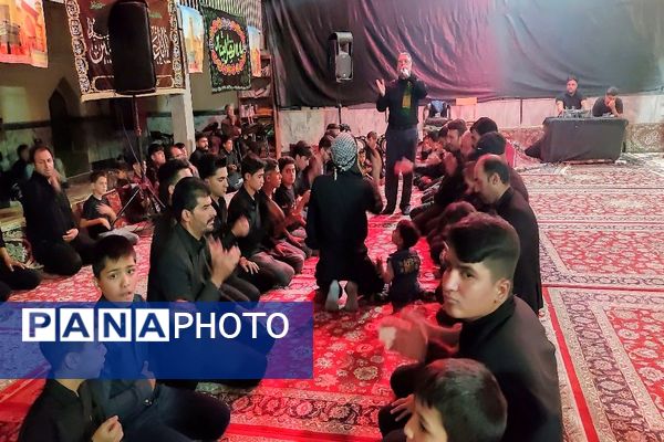 مراسم عزاداری شب ششم محرم در شهر بار نیشابور 