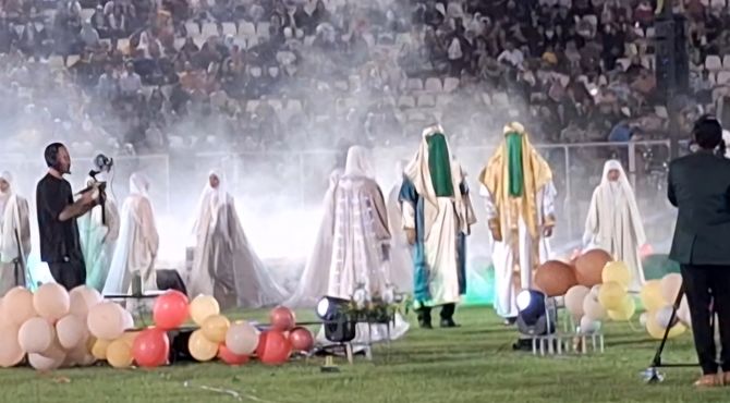 جشن بزرگ غدیر در ورزشگاه حافظیه شیراز