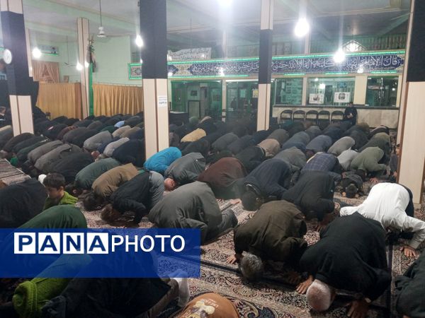 مراسم سوگواری برای خادم الرضا شهید آیت‌الله سید ابراهیم رئیسی در چناران 