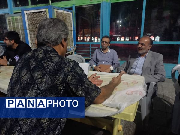 برپایی موکب خدمت در گلستان شهدای اصفهان با حضور فرماندار اصفهان 