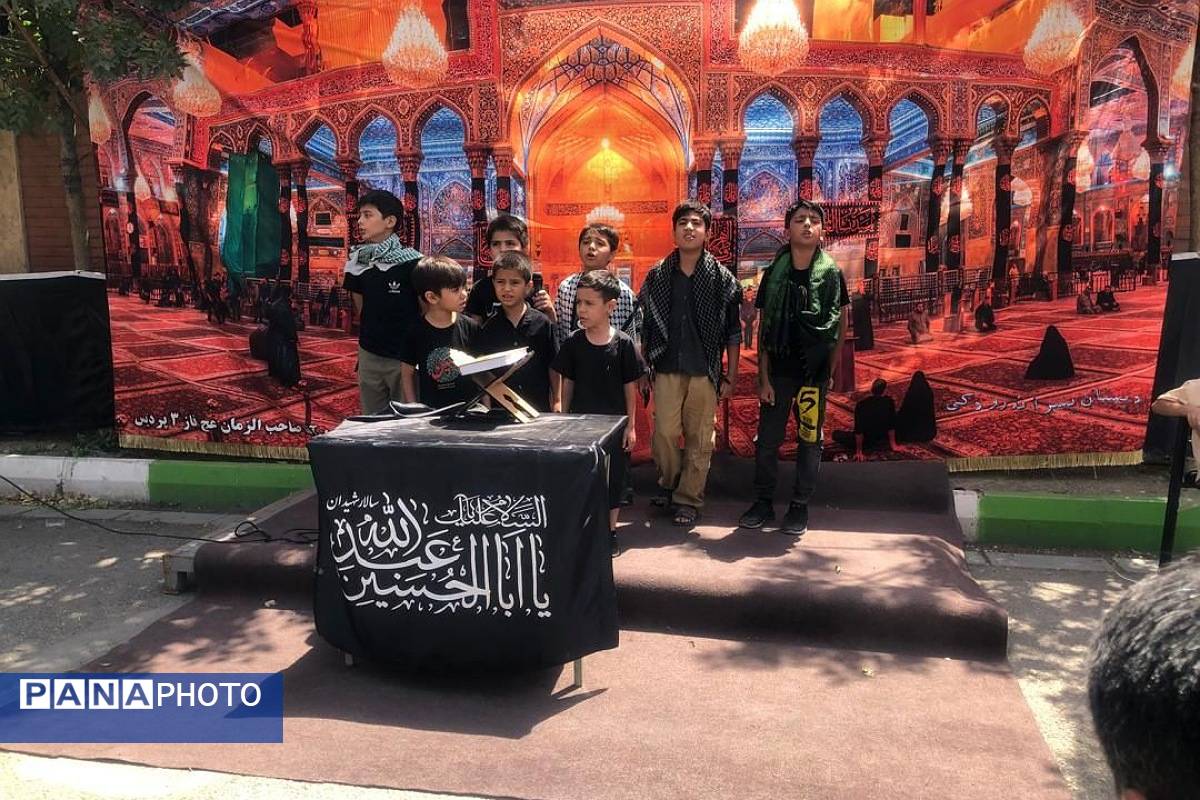 برگزاری مراسم عزاداری دهه آخر ماه صفر به همت هیئت دانش آموزی مدرسه رودکی