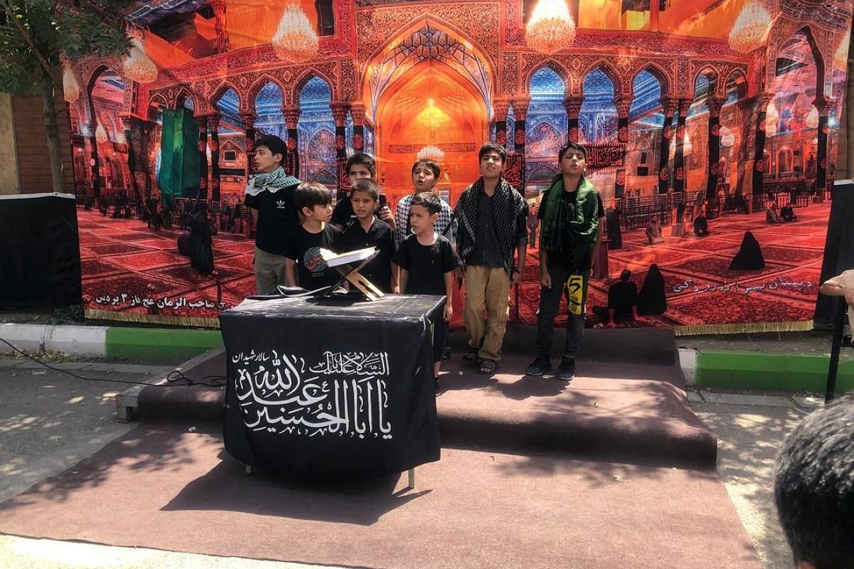 برگزاری مراسم عزاداری دهه آخر ماه صفر به همت هیئت دانش آموزی مدرسه رودکی