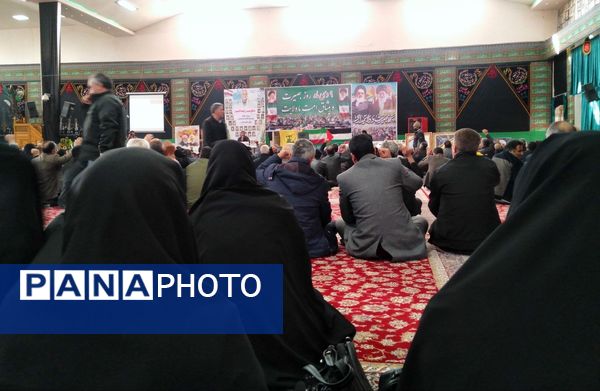 مراسم بزرگداشت سالگرد حماسه ۹ دی در خلیل آباد 