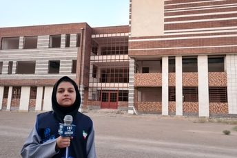 پروژه  نیمه کاره پژوهش سرای مهربان آباده زیر ذره بین خبرنگار پانا