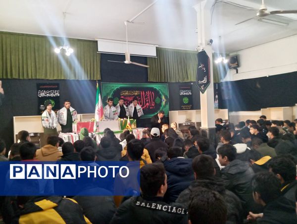 استقبال از شهید گمنام  در دبیرستان شاهد امام ابوذرغفاری 