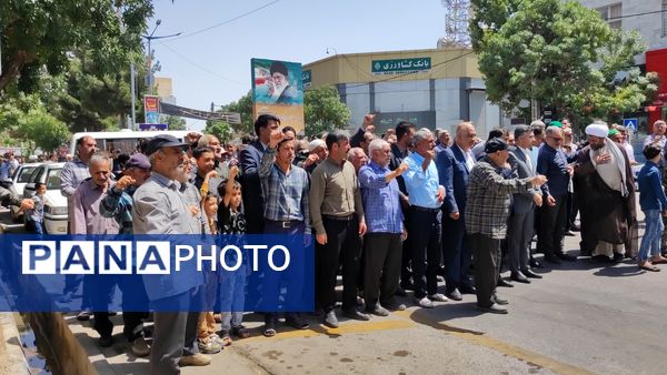 راهپیمایی جمعه‌های خشم و نصر همزمان با سراسر کشور در شیروان