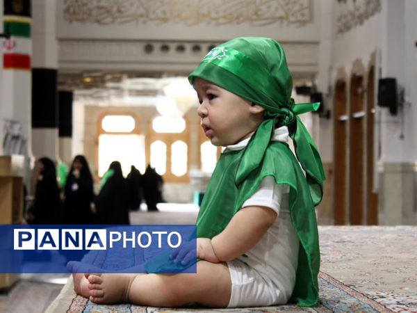 گهواره‌های عاشورایی و لالایی مادران همنوا با کودکان شهید