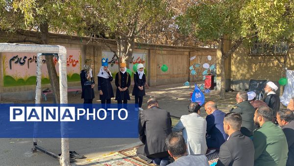 آسمان باخرز به امید رحمت؛ نماز باران با حضور دانش‌آموزان و مسئولان اقامه شد